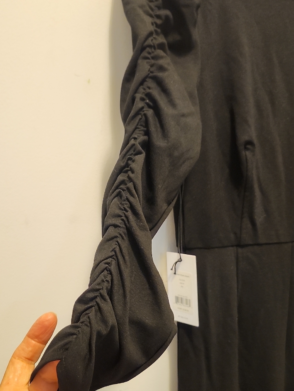 NWT! Ali & Jay Mountain Views Ruched Jumpsuit XS Black - Picture 5 of 12